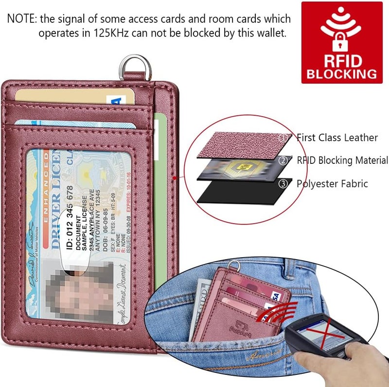 FurArt محفظة نحيفة وعصرية، محافظ جيب أمامي، حجب RFID، حامل بطاقات ائتمان للرجال - Image 5